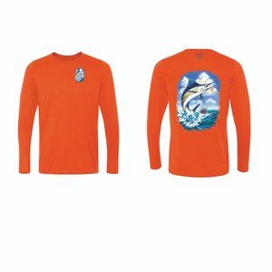 Long Sleeve Active Ware Blue Marlin
